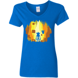 T-Shirts Royal / S Wumpa World Women's V-Neck T-Shirt