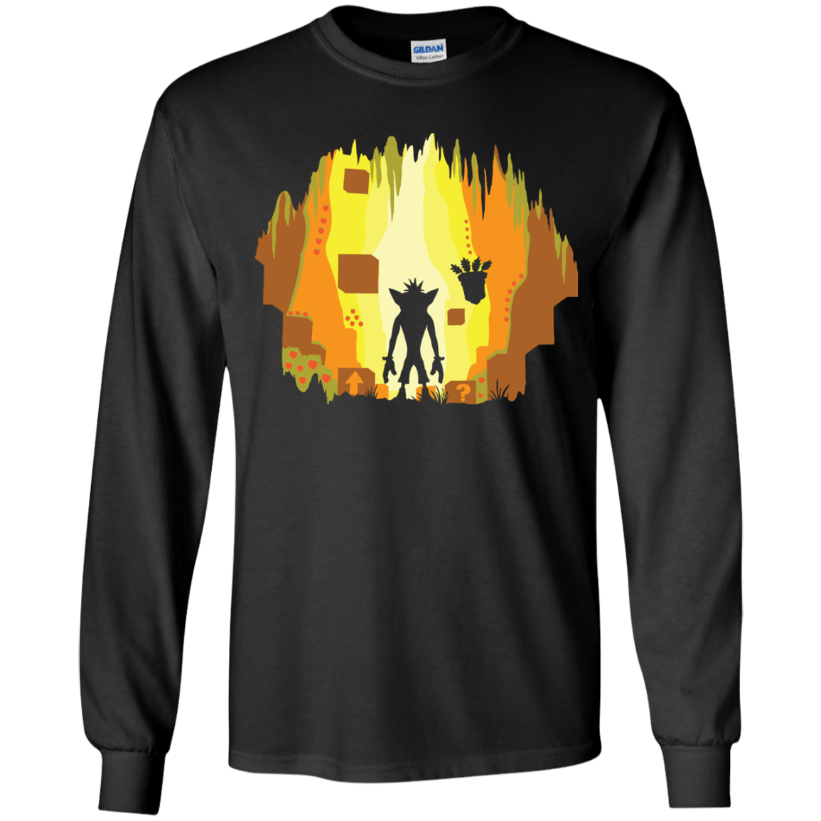 Wumpa World Youth Long Sleeve T-Shirt