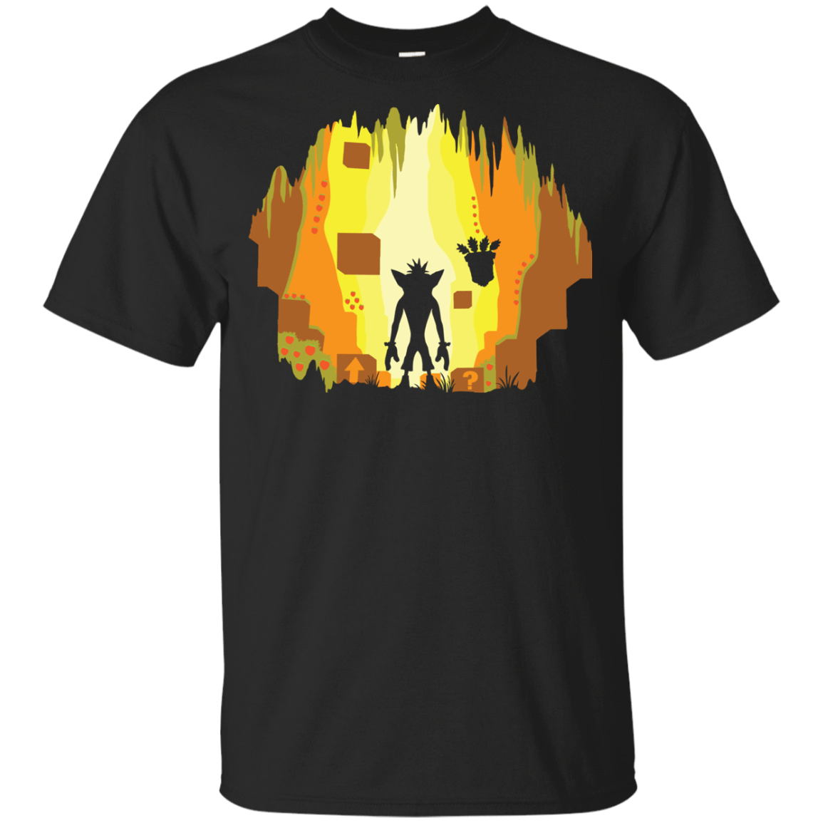 T-Shirts Black / YXS Wumpa World Youth T-Shirt