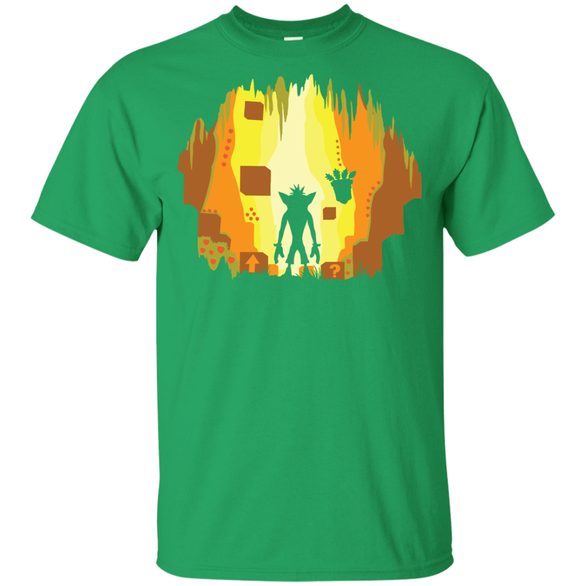 T-Shirts Irish Green / YXS Wumpa World Youth T-Shirt