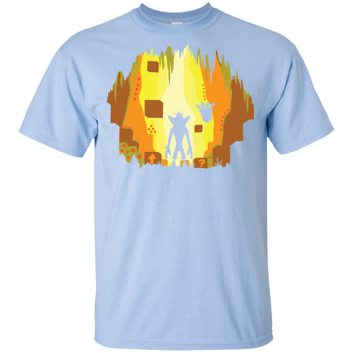 T-Shirts Light Blue / YXS Wumpa World Youth T-Shirt