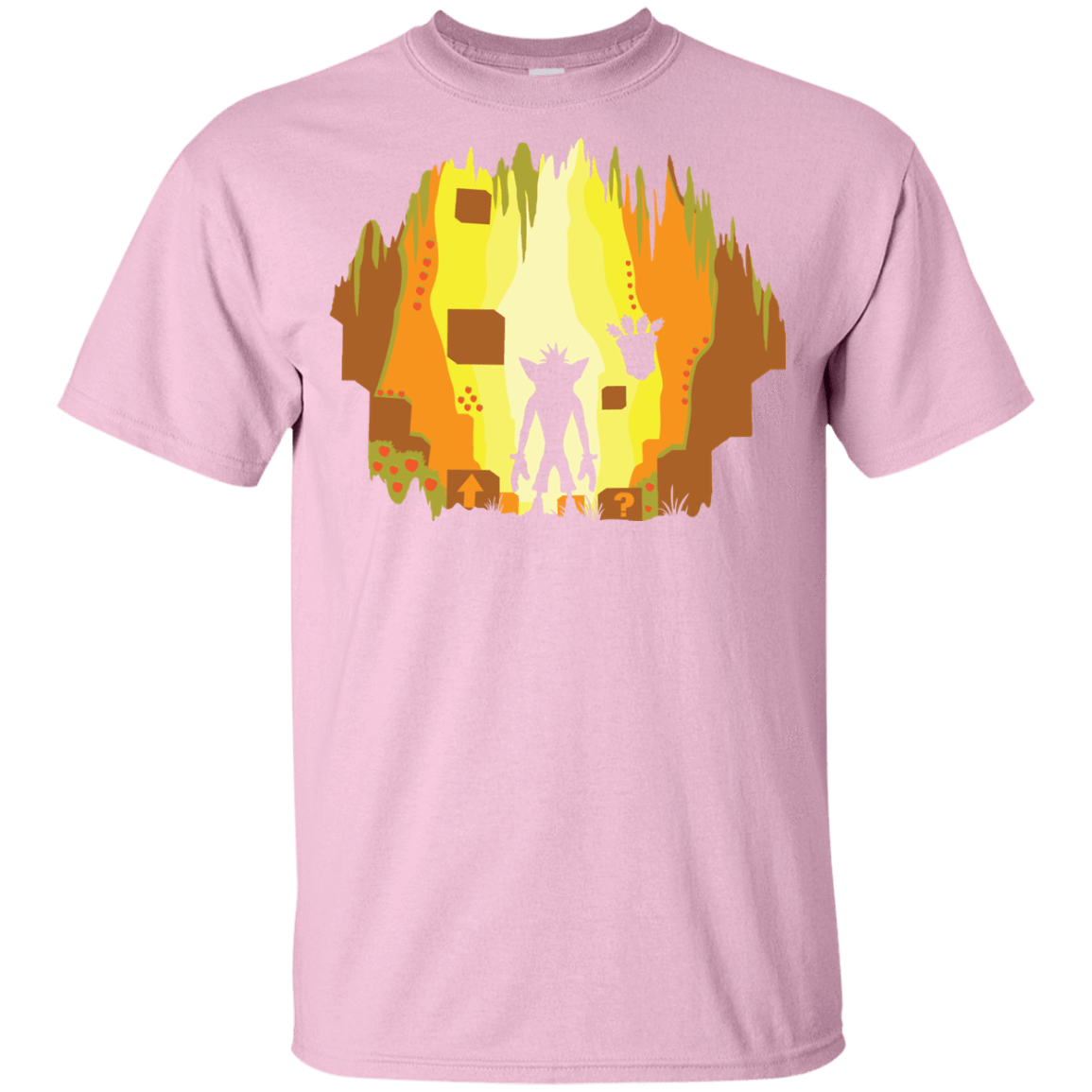 T-Shirts Light Pink / YXS Wumpa World Youth T-Shirt