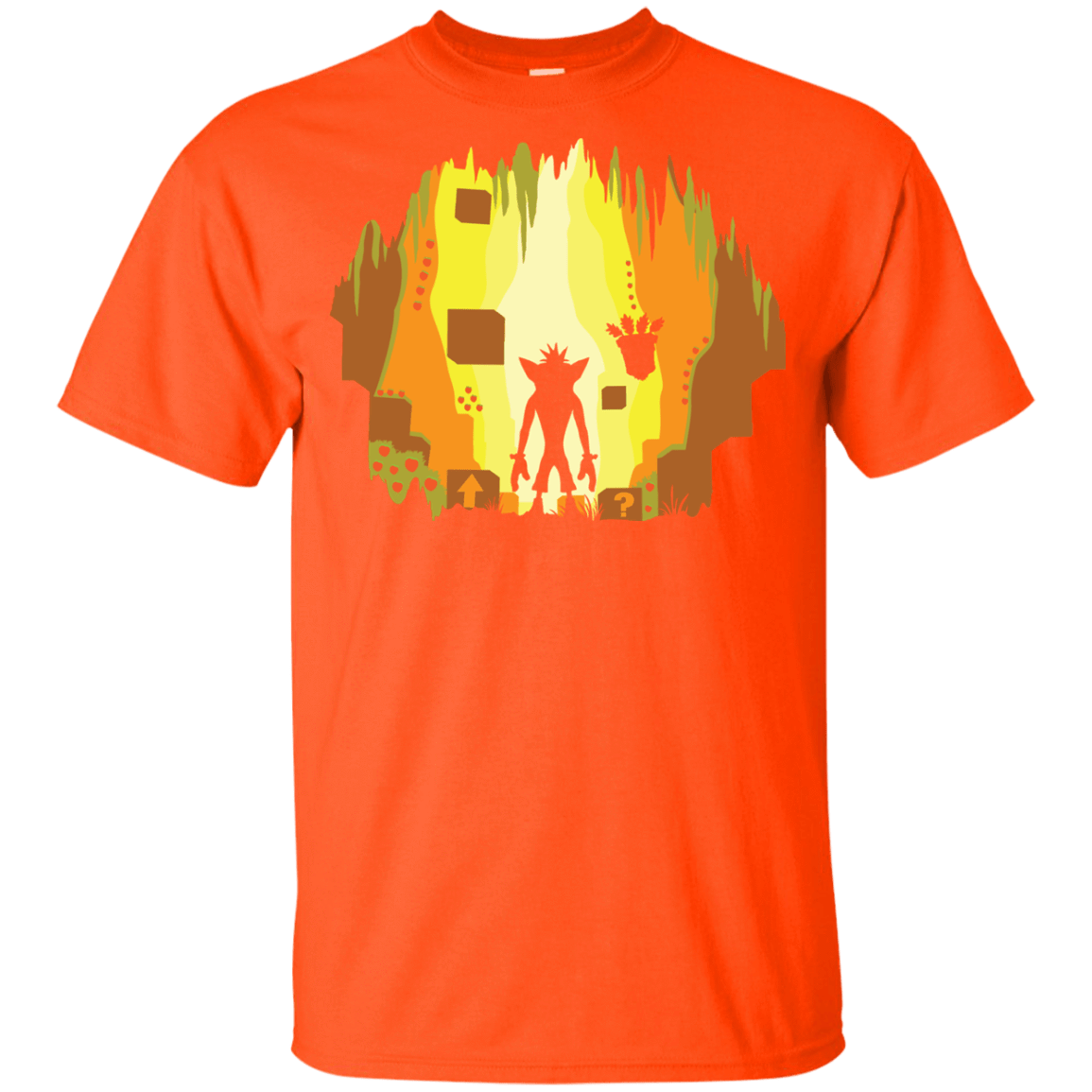 T-Shirts Orange / YXS Wumpa World Youth T-Shirt