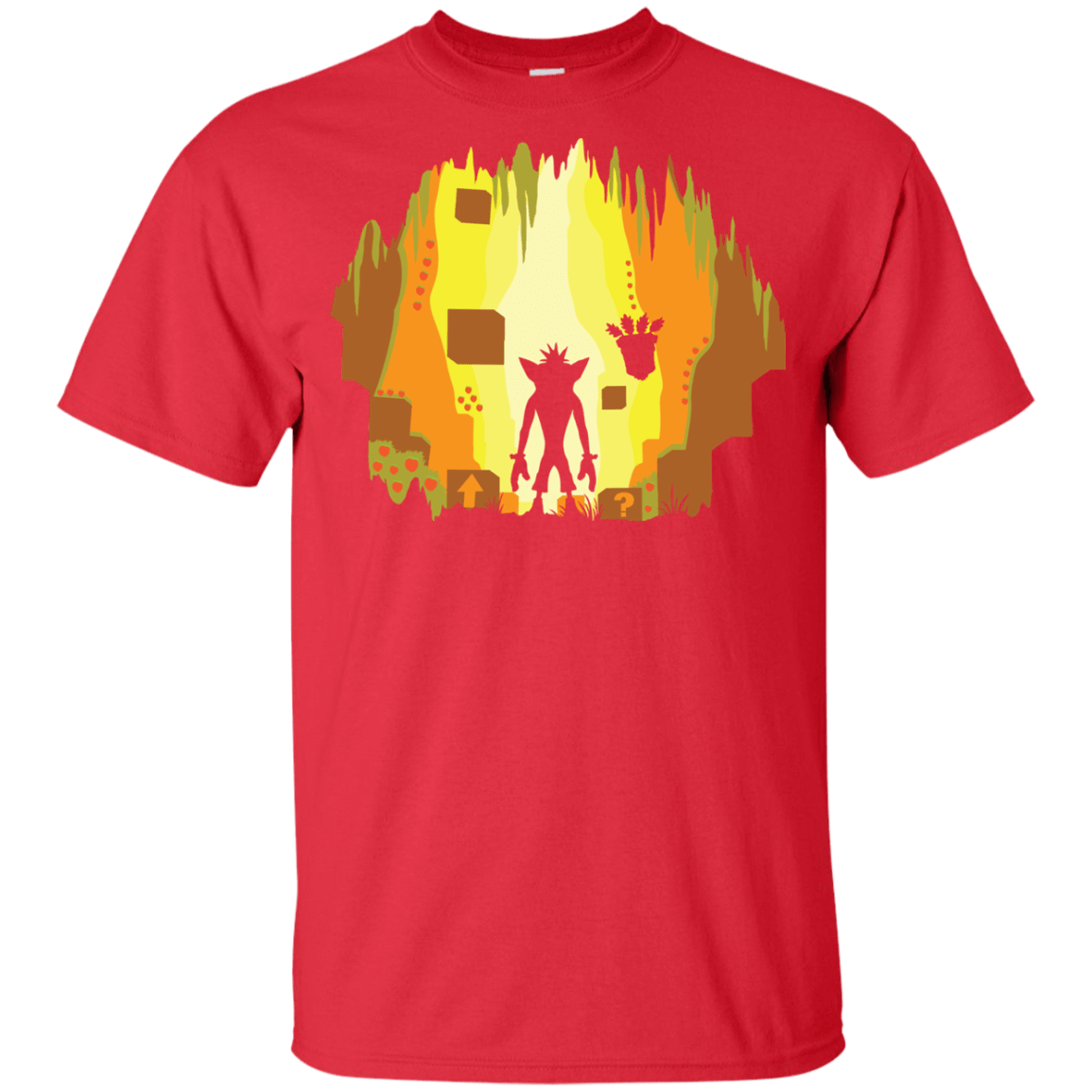 T-Shirts Red / YXS Wumpa World Youth T-Shirt