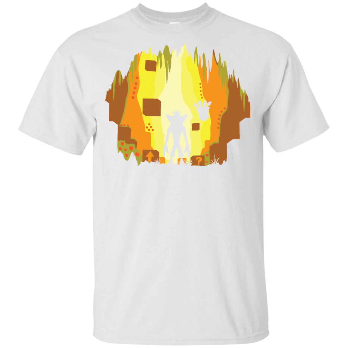 T-Shirts White / YXS Wumpa World Youth T-Shirt