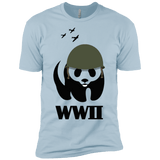 T-Shirts Light Blue / YXS WWII Panda Boys Premium T-Shirt