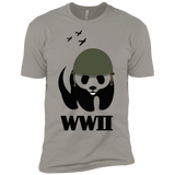 T-Shirts Light Grey / YXS WWII Panda Boys Premium T-Shirt