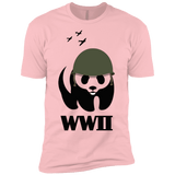 T-Shirts Light Pink / YXS WWII Panda Boys Premium T-Shirt