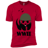 T-Shirts Red / YXS WWII Panda Boys Premium T-Shirt