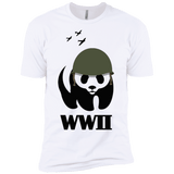 T-Shirts White / YXS WWII Panda Boys Premium T-Shirt