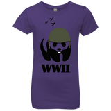 T-Shirts Purple Rush / YXS WWII Panda Girls Premium T-Shirt