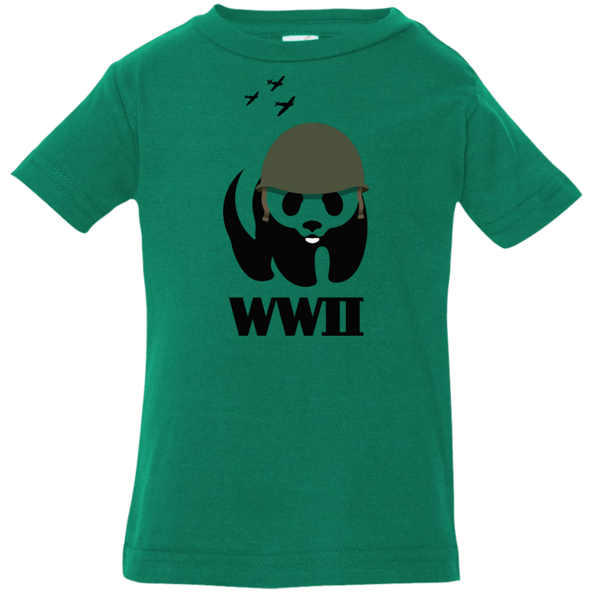 T-Shirts Kelly / 6 Months WWII Panda Infant Premium T-Shirt