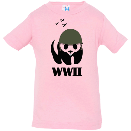 T-Shirts Pink / 6 Months WWII Panda Infant Premium T-Shirt