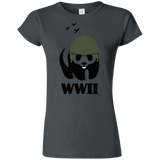 T-Shirts Charcoal / S WWII Panda Junior Slimmer-Fit T-Shirt