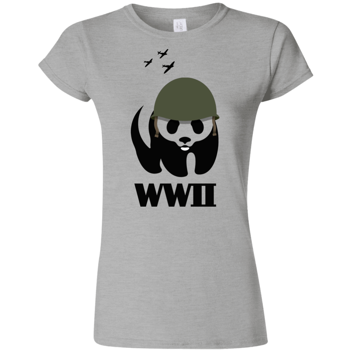 T-Shirts Sport Grey / S WWII Panda Junior Slimmer-Fit T-Shirt