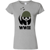 T-Shirts Sport Grey / S WWII Panda Junior Slimmer-Fit T-Shirt