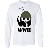 T-Shirts White / S WWII Panda Men's Long Sleeve T-Shirt