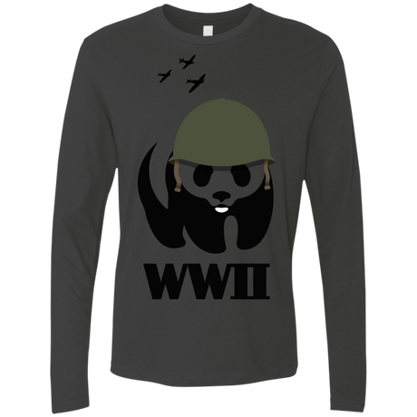 T-Shirts Heavy Metal / S WWII Panda Men's Premium Long Sleeve