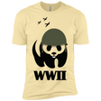 T-Shirts Banana Cream / X-Small WWII Panda Men's Premium T-Shirt