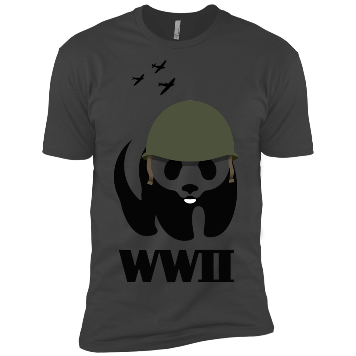 T-Shirts Heavy Metal / X-Small WWII Panda Men's Premium T-Shirt