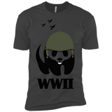 T-Shirts Heavy Metal / X-Small WWII Panda Men's Premium T-Shirt