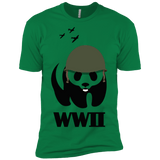 T-Shirts Kelly Green / X-Small WWII Panda Men's Premium T-Shirt