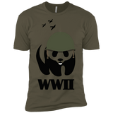 T-Shirts Military Green / X-Small WWII Panda Men's Premium T-Shirt