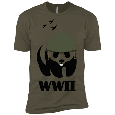 T-Shirts Military Green / X-Small WWII Panda Men's Premium T-Shirt