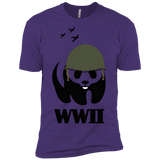 T-Shirts Purple Rush/ / X-Small WWII Panda Men's Premium T-Shirt