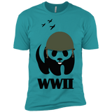 T-Shirts Tahiti Blue / X-Small WWII Panda Men's Premium T-Shirt