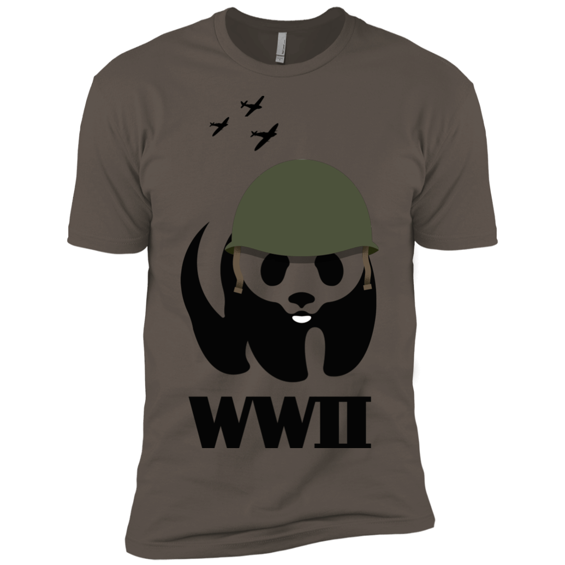 T-Shirts Warm Grey / X-Small WWII Panda Men's Premium T-Shirt