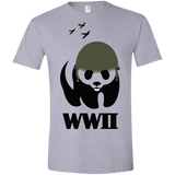 T-Shirts Sport Grey / X-Small WWII Panda Men's Semi-Fitted Softstyle