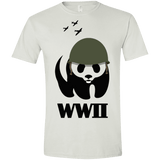 T-Shirts White / X-Small WWII Panda Men's Semi-Fitted Softstyle