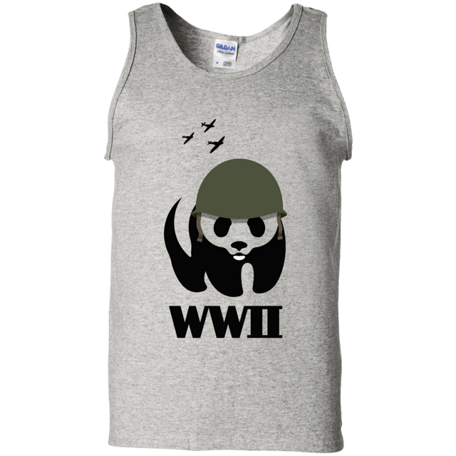 T-Shirts Ash / S WWII Panda Men's Tank Top