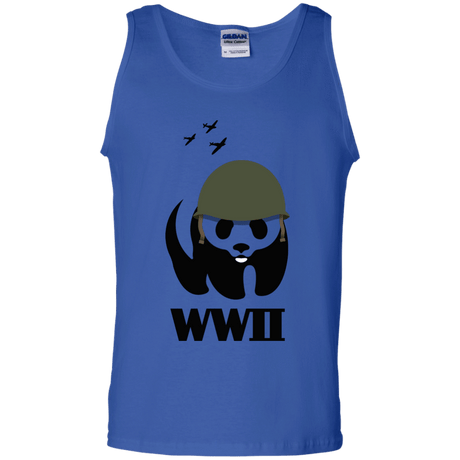 T-Shirts Royal / S WWII Panda Men's Tank Top