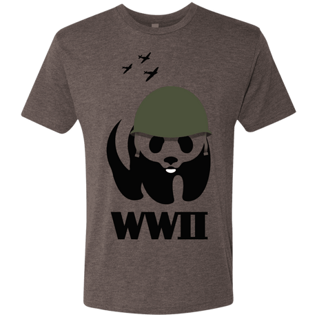 T-Shirts Macchiato / S WWII Panda Men's Triblend T-Shirt
