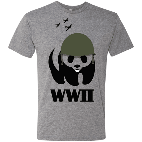 T-Shirts Premium Heather / S WWII Panda Men's Triblend T-Shirt
