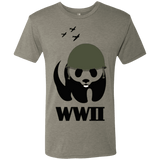 T-Shirts Venetian Grey / S WWII Panda Men's Triblend T-Shirt