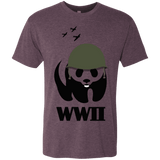 T-Shirts Vintage Purple / S WWII Panda Men's Triblend T-Shirt