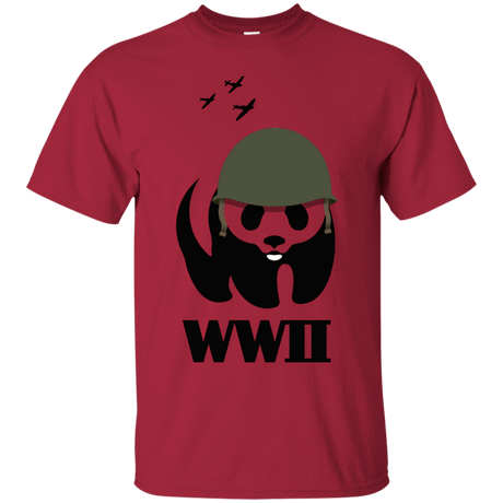 T-Shirts Cardinal / S WWII Panda T-Shirt
