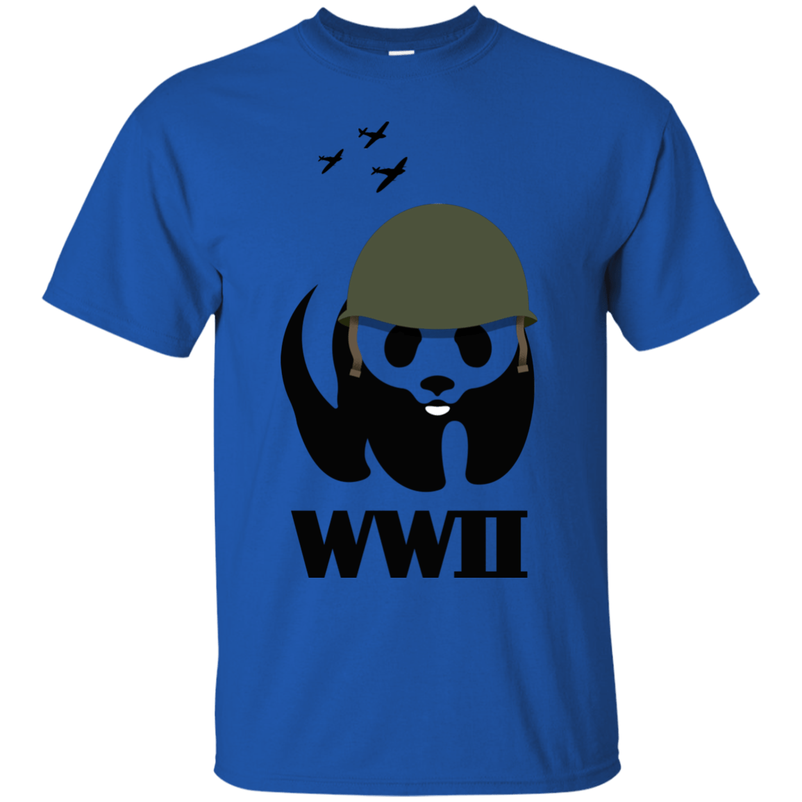 T-Shirts Royal / S WWII Panda T-Shirt