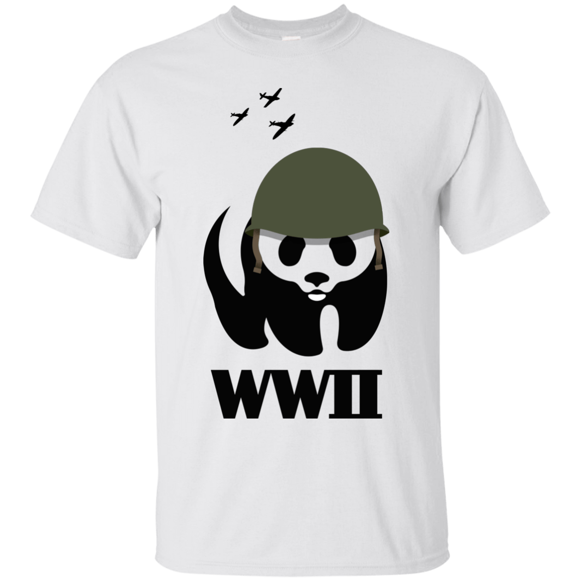 T-Shirts White / S WWII Panda T-Shirt