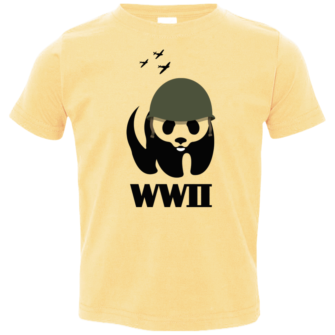 T-Shirts Butter / 2T WWII Panda Toddler Premium T-Shirt