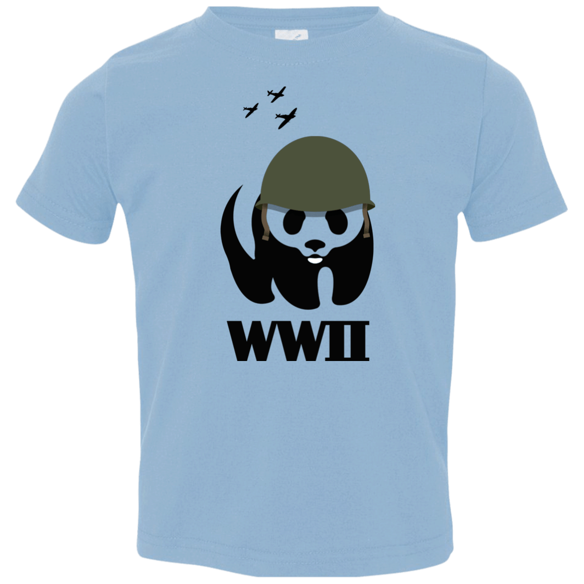 T-Shirts Light Blue / 2T WWII Panda Toddler Premium T-Shirt