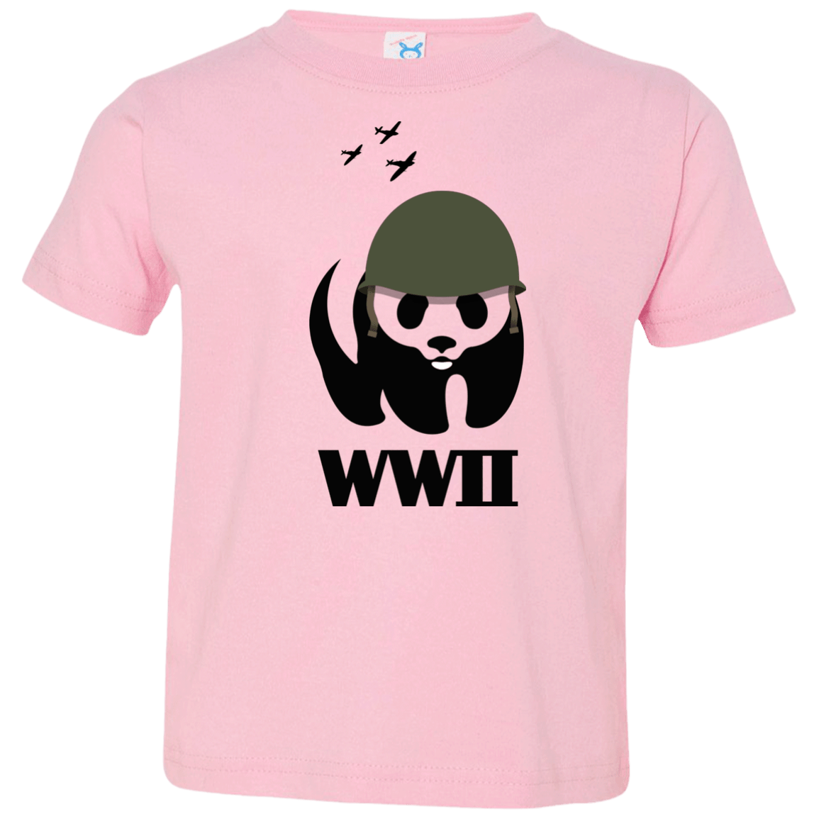 T-Shirts Pink / 2T WWII Panda Toddler Premium T-Shirt