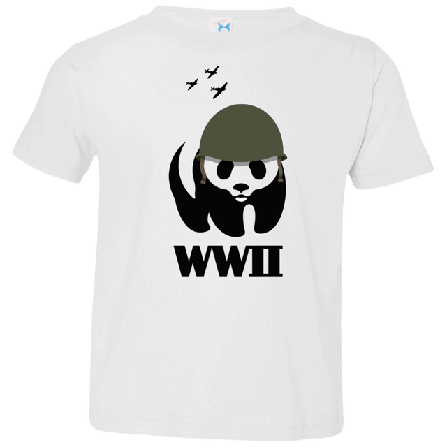 T-Shirts White / 2T WWII Panda Toddler Premium T-Shirt