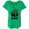 T-Shirts Envy / X-Small WWII Panda Triblend Dolman Sleeve