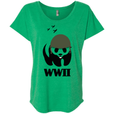 T-Shirts Envy / X-Small WWII Panda Triblend Dolman Sleeve