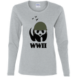 T-Shirts Sport Grey / S WWII Panda Women's Long Sleeve T-Shirt