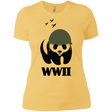 T-Shirts Banana Cream/ / X-Small WWII Panda Women's Premium T-Shirt